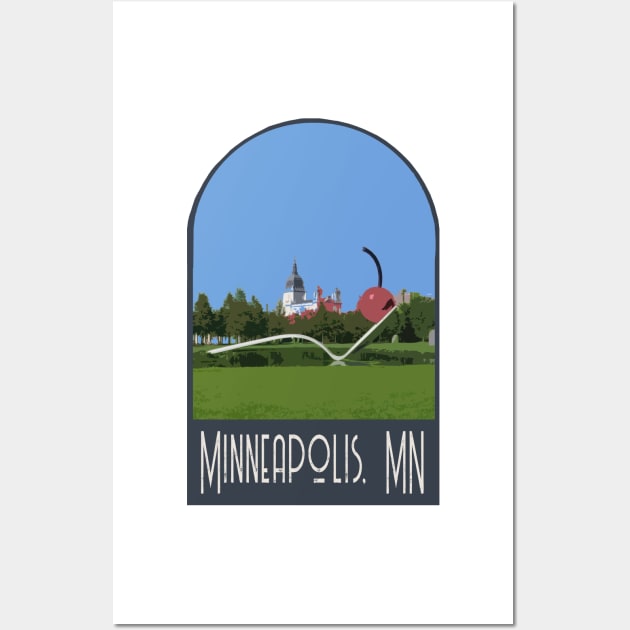 Minneapolis, Minnesota Decal Wall Art by zsonn